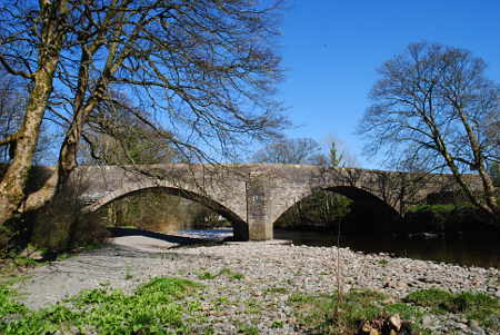 Sedbergh Cumbria New Bridge River Rawthey